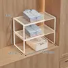 Zapatero de niveles ajustable para dormitorio, soporte para zapatos debajo del escritorio de estudiante, organizador de almacenamiento, estante de almacenamiento para zapatero en casa