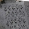Pegatinas Sagradas para Uñas Estilo Francés con Sello Dorado, Relieve 5D, Cruz de Luz Sagrada Tridimensional, Decoraciones de Pegatinas para Uñas DIY, Modelo Sl