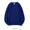 Sudadera de cuello redondo de tela saludable de doble cara, mercancía IP, hecha a medida para grupos culturales y creativos, con bordado e impresión directa de logotipos disponibles bajo pedido.