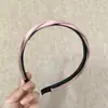 Elegante Aro de Pelo Prensado de Satén Cruzado para Mujer 2025 Nuevo Superior Craneal Lavado de Cara Cinta para la Cabeza Saliente Todo-partido Tocado