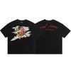 Camiseta Vintage Suelta de Manga Corta con Cuello Redondo Lavada y Desgastada Estilo Americano San Miguel 2026 para Hombres y Mujeres Moderna