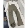 Calça de Trabalho Versátil Longa Casual Retro Americana da Marca Tendência de Outono Melard para Homens com Design Plissado, Calça Ligeiramente Flare