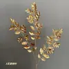 Simulação Flor de Ano Novo Flor Plástica Dourada Balde de Ano Novo Galhos Longos Palmeira Vermelha Hortênsia Palavra Fu Amor Flor de Ano Novo Atacado