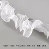 Empaque creativo de ramo de flores de encaje de organza con cuentas, materiales para arreglos florales, materiales DIY para floristerías, estilo elegante