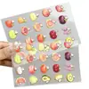 Pegatinas de Transferencia de Frutas y Hello Kitty Transparentes e Impermeables Pegatinas Adhesivas Creativas para Cuaderno
