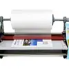 Máquina laminadora, laminadora de película pre-recubierta, máquina laminadora con control electrónico de temperatura, laminadora en caliente y en frío V490A