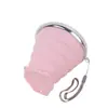 Copo Dobrável de Viagem Copo Retrátil Dobrável Copo de Silicone Portátil Copo de Compressão Copo para Enxágue Bucal Copo Portátil Copo Prático