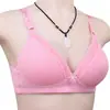 Sutiã para meia-idade e idosos plus size sem fio lingerie feminina nova com furinhos respiráveis de renda feminina simples e confortável