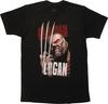 Estilo europeu e americano Wolverine Slash Wolverine nicho de comércio exterior clássico dos homens t-shirt solta