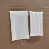 Funda de Almohada Cuadrada tipo Cápsula de Algodón Blanco, Hospital Hogar de Ancianos, Hotel Cojín para Piernas de Paciente, Soporte Lumbar, Higiénico y Conveniente