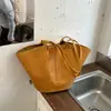 Bolso de Cubo Tejido Simple para Mujer 2026 Verano Nuevo Gran Capacidad Bolso de Mano Tote de Hombro Único Bolso Versátil para el Trabajo