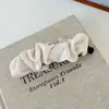 Pinza de Plátano Plisada de Malla de Lunares Estilo Coreano, Pinza Vertical Estilo Retro para la Parte Posterior de la Cabeza, Accesorio Versátil para el Cabello para Niñas