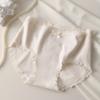Algodão Jacquard Puro Creme Francês Roupas Íntimas para Meninas Cintura Média Confortáveis e Respiráveis Categoria A Algodão para Bebês