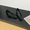 Zapatos Mary Jane para Mujer con Correa de Hebilla Cuadrada Lacada que Aumentan la Altura 7CM, Nuevo Estilo Vintage 2026 Puntera Redonda Tacón Grueso