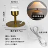 Lámpara de mesa con modificación de jarrón de cerámica DIY con soporte de portalámparas a presión E27 accesorio soporte creativo para lámpara de mesa