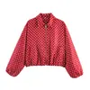 Moda feminina europeia e americana transfronteiriça, best-seller do AliExpress, jaqueta acolchoada com zíper de nove cores da moda