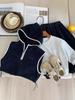 Conjunto de Roupas Infantis 2026 Outono Novo Estilo Coreano Colete da Moda para Meninos e Meninas Jovens Conjunto Casual de Três Peças para Primavera e Outono