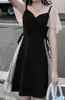 Vestido Elegante Estilo Francés Verano 2026, Falda Corta, Malla de Ensueño tipo Hada, Vestido Rojo Sexy