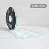 Cinta de Poliéster de 1 cm Rollo Grande de 80 Yardas Color Sólido Lazo para Regalo Decoración Empaque de Flores Cinta Colorida