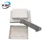 Chasis de plástico de escritorio, carcasa, deflector lateral de red desmontable, carcasa de red, caja de columna fija para PCB, carcasa electrónica