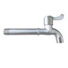 Grifo de Acero Inoxidable 304, Grifo de Lavadora de Apertura Rápida de 1/2 Pulgada, Caño Extendido, Grifo de Doble Uso con una Entrada y Dos Salidas