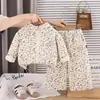 Roupas Infantis, Roupas de Primavera e Outono para Crianças, Conjunto de Jaqueta com Capuz Estampado de Leopardo da Moda para Bebês Meninas, Conjunto Esportivo de Duas Peças da Moda para Crianças
