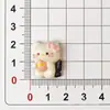 Nuevo gatito de dibujos animados montando a caballo accesorios de resina DIY clip para el pelo brillante material agujero zapatos accesorios para ropa