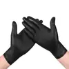 Guantes desechables PVC negro nitrilo látex grado alimenticio cocina y catering guantes engrosados