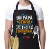 Delantal con estampado en caliente, impresión de logotipo personalizado, resistente al agua, para cocina, jardín, barbacoa, cartas de comercio electrónico transfronterizo