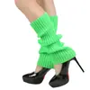 Meias de Lã Quentes para Mulheres no Inverno Cor Pura Polainas Adultas Atacado Meias Coreanas de Pelo Outono e Inverno Coberturas de Pé Tricotadas Coloridas