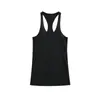 Regata longa branca de gola U, com caimento solto, para mulheres, nova peça de outer wear casual de verão, top sem mangas estilo preguiçoso