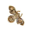 Broche de Abeja con Pedrería Europea y Americana para Hombres y Mujeres, Decoración de Traje de Alta Gama, Accesorios de Broche Corsage Modernos y Personalizados