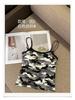 Chicas Atrevidas Ropa Exterior Camuflaje Estampado Leopardo Calle Niña Sexy Espalda Hermosa Chaleco Cómodo Doble Correa Hombro Copa Fija Ropa Interior Top