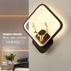 Lámpara de pared minimalista, creativa, tira de LED, sencilla, moderna, nórdica, para sala de estar, sofá, fondo de pared, dormitorio, lámpara de noche
