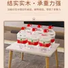Mesa pequeña para ventanal, mesita de té pequeña para dormitorio, mesa baja tatami estilo japonés, mesa kang de madera maciza, mesa de té para alféizar largo