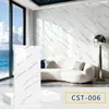Tablero de aluminio-plástico autoadhesivo pegatinas de pared habitación en blanco pared de cemento papel tapiz especial sin formaldehído adhesivo fuerte pegatinas de pared imitación mármol