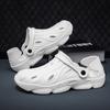 Sapatos Oversized Hole Homens 48 Antiderrapante Desodorante Two-Wear Sandálias de Verão Sola Grossa 47 Sandálias de Condução de Praia