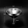 Filtro de Rede em Funil de Aço Inoxidável para Uso Doméstico, Resíduos de Óleo, Água Fervente, Bebidas Alcoólicas, Vinho, Ferramenta de Despejar Óleo para Cozinha