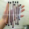 Venta al por mayor directa de fábrica tubo de aluminio único doble pincel para sombras de ojos portátil un pincel multiusos Pincel Halo sin regateo disponible