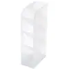 Portalápices Oblicuo Esmerilado Escritorio Escritorio Caja Grande de Almacenamiento Estante para Papelería Soporte Cilíndrico de Almacenamiento para Brochas de Maquillaje