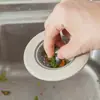 Colador de Fregadero de Cocina, Filtro de Fregadero para Lavar Platos, Tapa de Drenaje Antiempaquetamiento, Drenaje de Piso