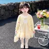 Conjunto de Cardigã e Suéter Estilo Coreano para Meninas 2026 Primavera Outono Novo Roupas de Outono para Crianças Bebês Conjunto Elegante de Duas Peças