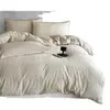 Conjunto de Quatro Peças de Jacquard de Algodão Grosso Tecido 60 Fios de Algodão de Fibra Longa Xinjiang Classe A Algodão Puro Acessível Luxo Capa de Edredom Lençóis e Cama 2