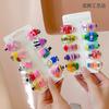 Tocado de Princesa网红 pinza para el cabello comercio exterior goma suave niños flequillo accesorios para el cabello bebé pinza lateral mixto 10 al por mayor