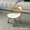 Novo Banquinho com Rodas para Uso Doméstico com Crianças Banquinho Pequeno Cadeira com Encosto Galvanizado Móvel para Assentar Banquinho Andador Infantil