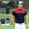 Fornecimento Direto do Fabricante Pgm Roupas de Golfe Masculinas Verão Tops Respiráveis Camiseta de Manga Curta Secagem Rápida Uniformes de Golfe