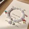 2026 Nuevo Modelo Venta Directa de Fábrica Pulsera de la Fortuna Ruyi con Múltiples Tesoros, Joyería Esmaltada Azul al por Mayor