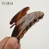 WJia pinza para el pelo vintage de acetato accesorios para el pelo pinza de tiburón grande pasador de alta calidad placa trasera para el pelo pinza para el pelo pinza de pelo con temperamento