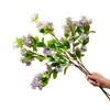 Flores Artificiales Lirio Morado Qianlixiang Flores Falsas Wholesale Transfronterizo Ramo para Sala de Estar Arreglo Floral para el Hogar Decoración de Mesa Adornos