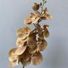 9 Orquídeas Phalaenopsis Impresas en 3D, Flor Artificial de Tacto Pegajoso Arreglo Floral de Boda Decoración Estilo Show Azul Interestelar